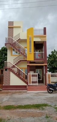 Two Floor House In 600 Sqft Site In Sathgalli Mysore