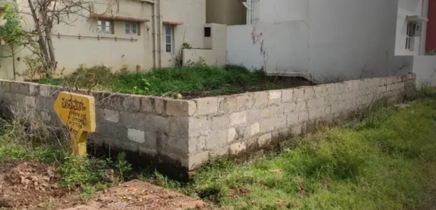 1200 Sqft South West Corner Residential Site Sale Kuvempunagar, Mysore