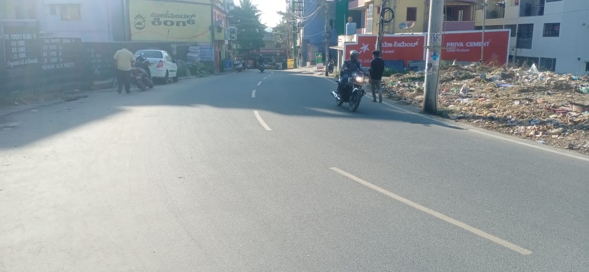 3180 Sqft West Face Commercial Site Sale Dr. Rajkumar Main Road, Mysore