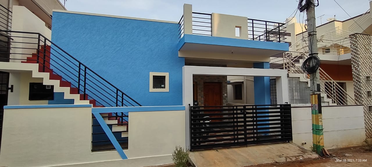 108 Mtrs East Face Residential House Sale Srirampura, Mysore