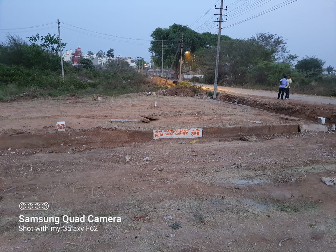 1120 Sqft South West Corner Commercial  Site Sale Rajkumar Road, Mysore