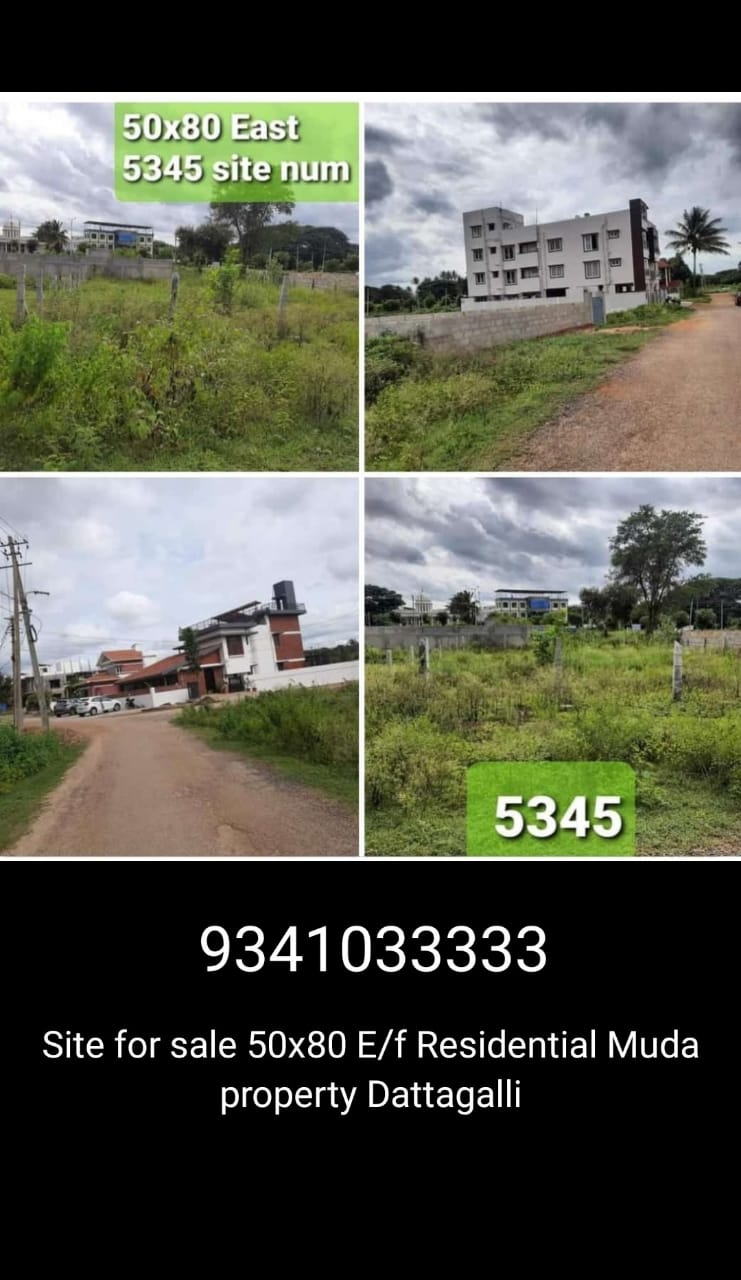 4000 Sqft East Face Residential Site Sale Dattagalli, Mysore
