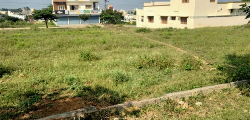 2400 Sqft South Face Residential Site Sale Railway Layout, Mysore