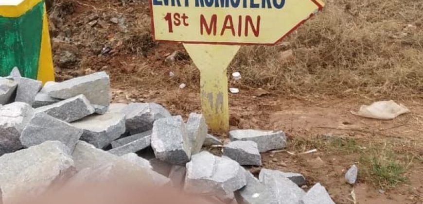 2400 Sqft East Face Residential Site Sale Srirampura, Mysore