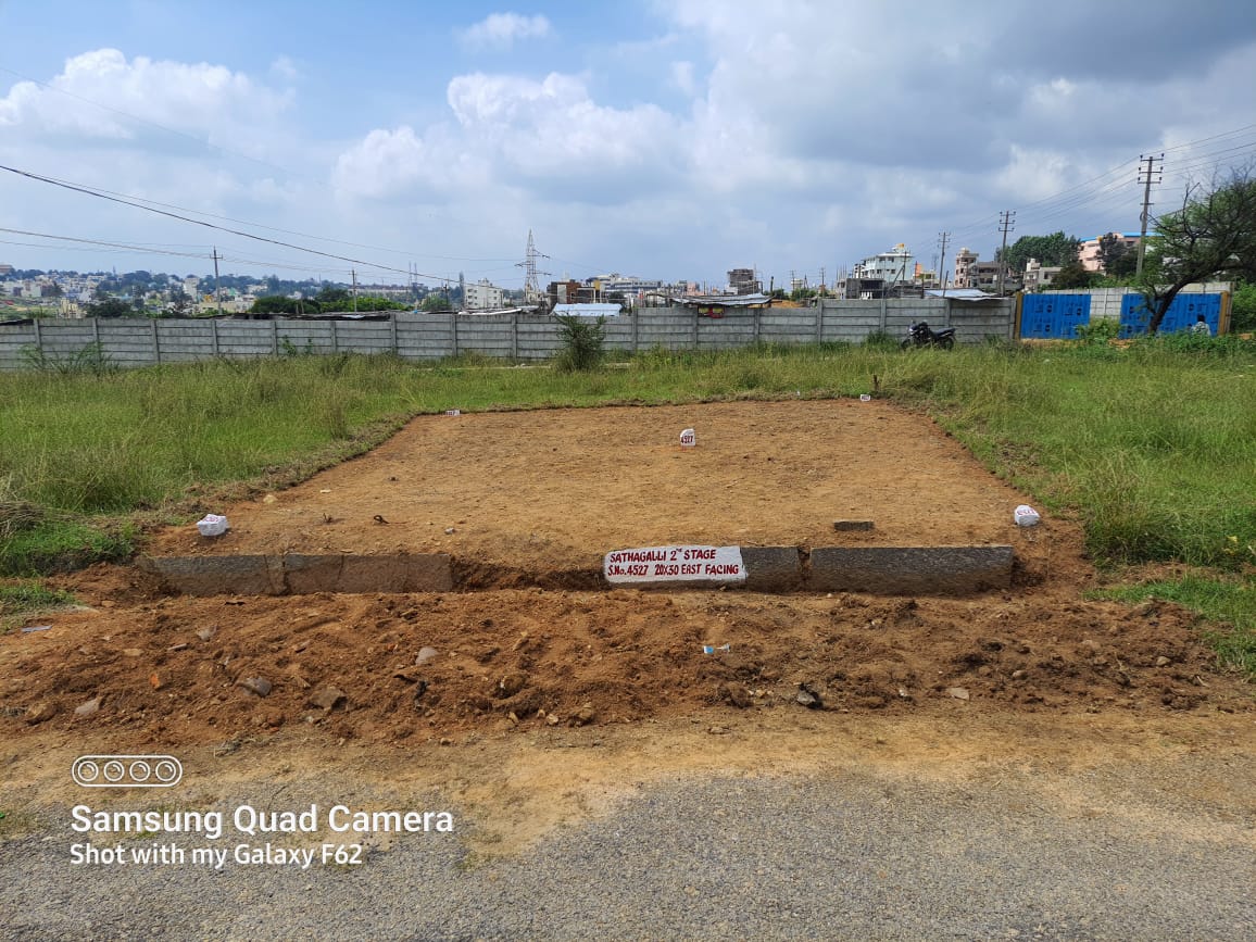 600 Sqft East Face Residential Site Sale Sathagalli, Mysore