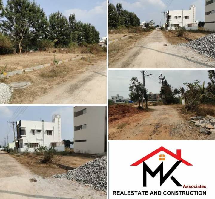 600 Sqft South Face Residential Site Sale University Layout, Mysore