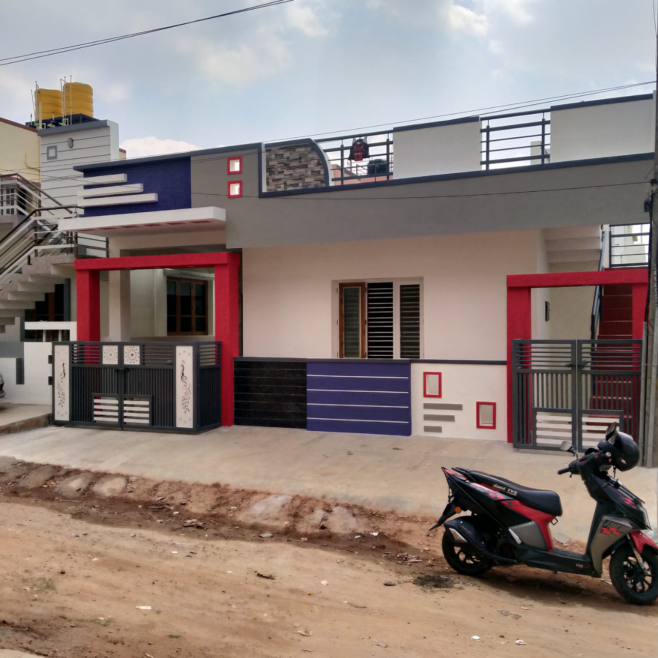 1200  Sqft North Face Residential House Sale Somantha Nagar, Mysore