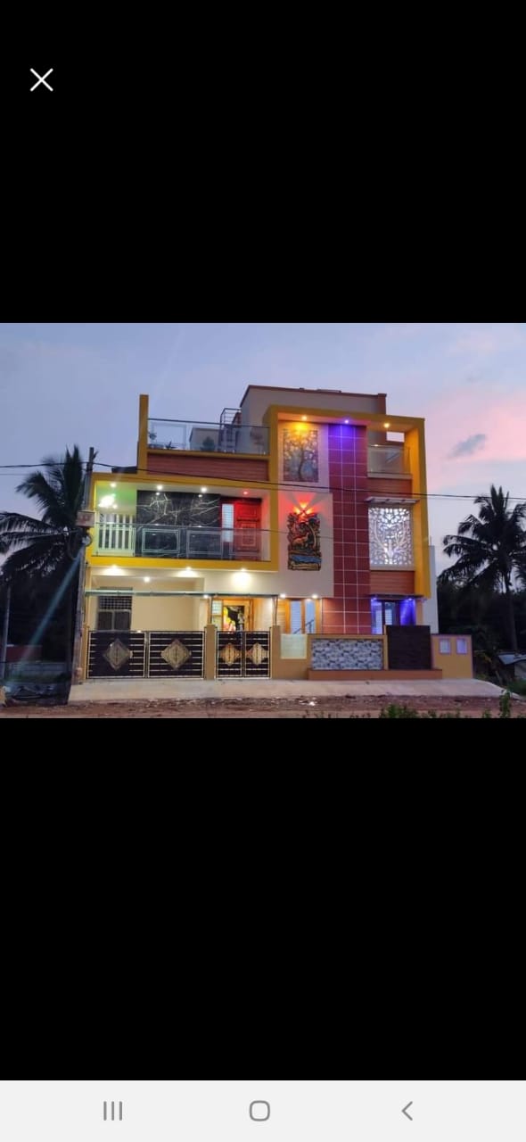 5040 Sqft North Face Residential House Sale Dattagalli, Mysore