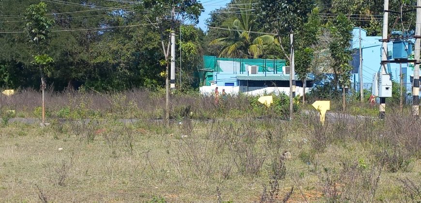 600 Sqft North Face Residential Site Sale University Layout, Mysore