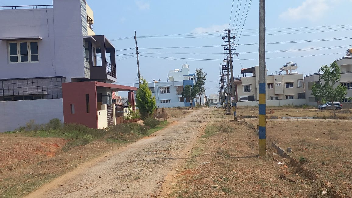 2050 Sqft North East Corner Residential Site Sale Kaveri Grameena Badavane, Mysore