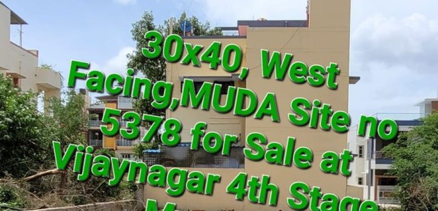 1200 Sqft South Face Residential Site Sale Vijayanagar, Mysore