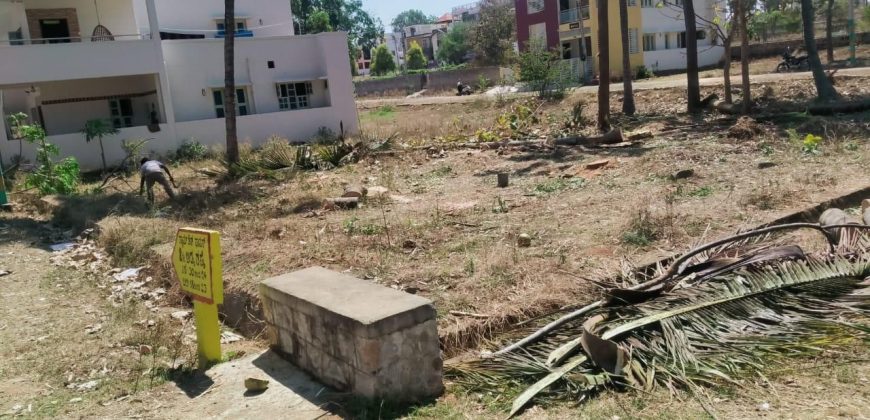 2070 Sqft North East Corner  Residential Site Sale Vijayanagar, Mysore