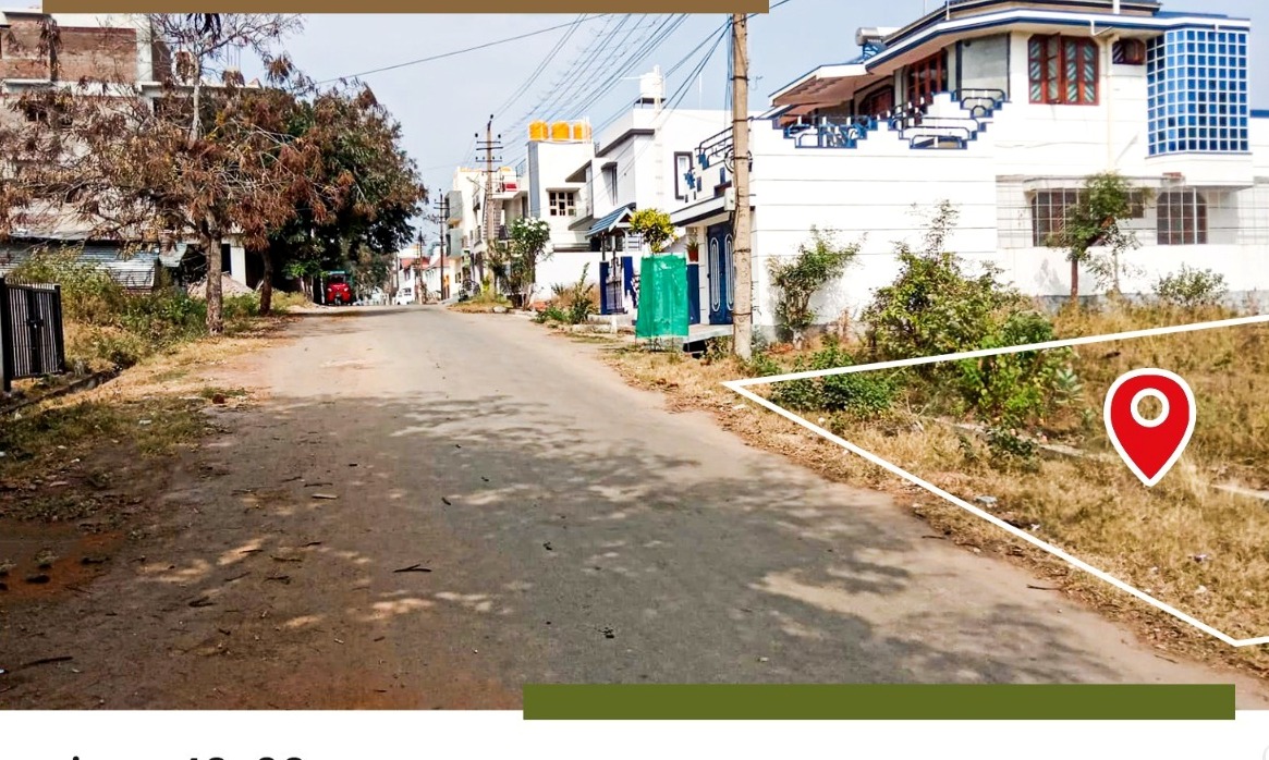 2400 Sqft West Face Residential Site Sale Police Layout, Mysore