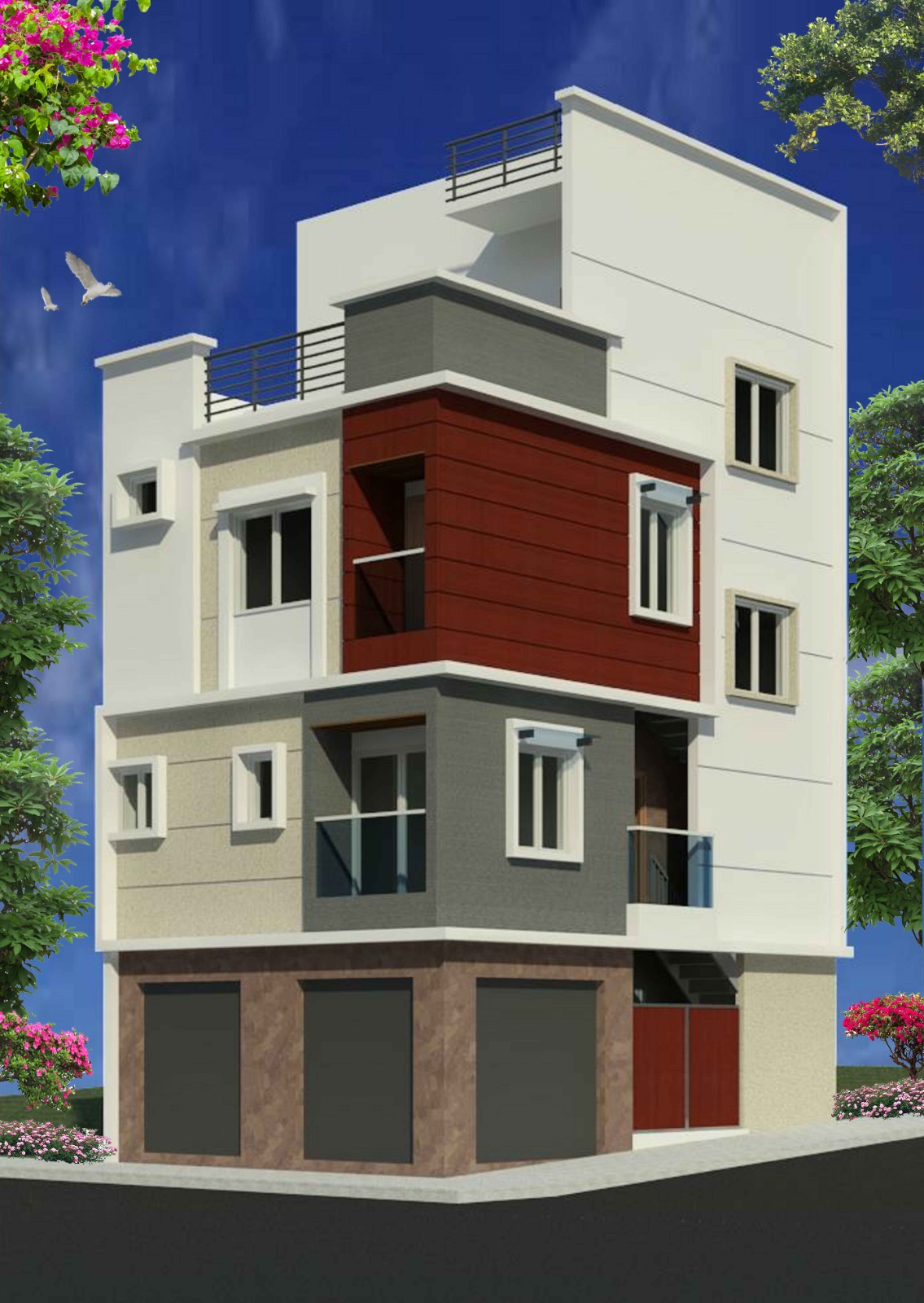 682 Sqft North East Corner Residential Duplex House Sale Dattagalli, Mysore